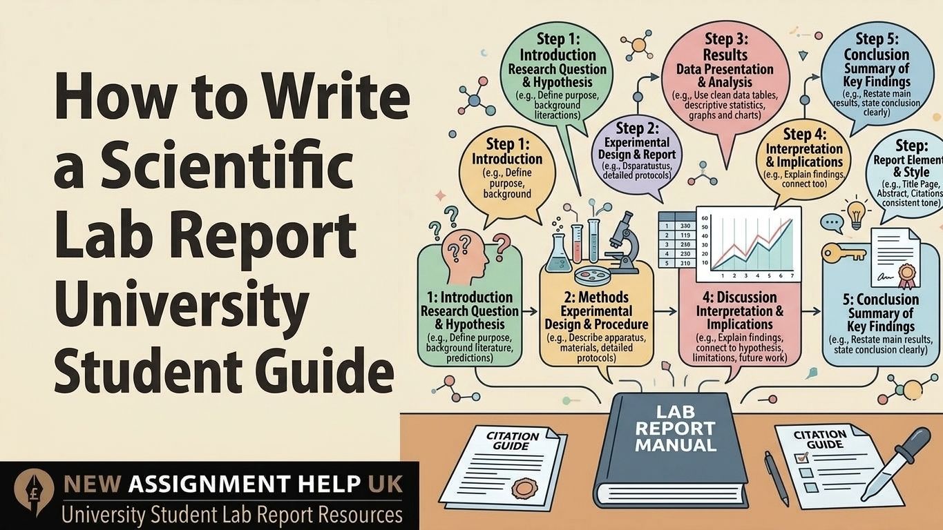 Scientific lab report format layout and structure guide for UK university students